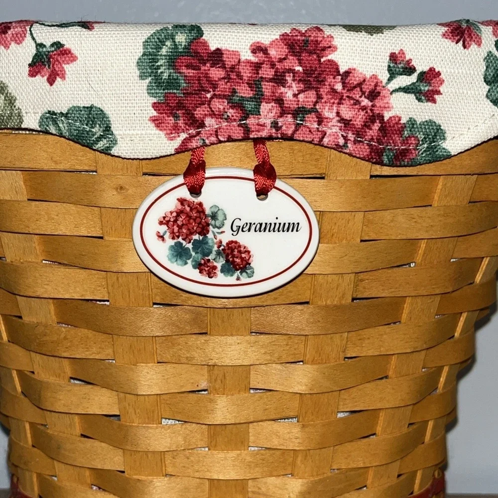 Longaberger 2002 geranium